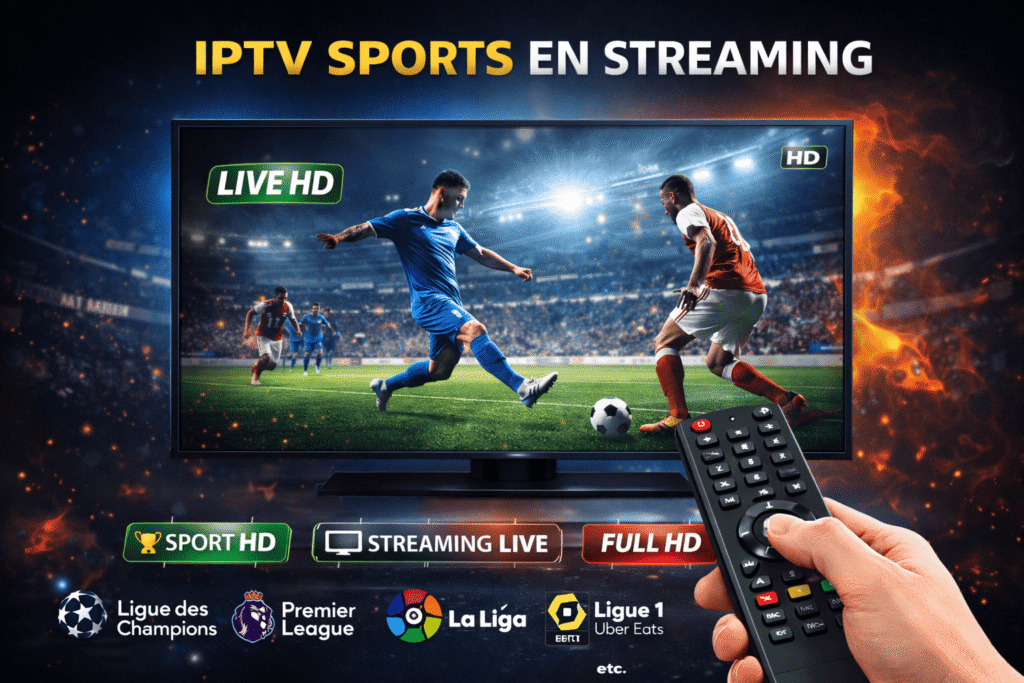 Abonnement IPTV France pour le sport football HD et 4K
