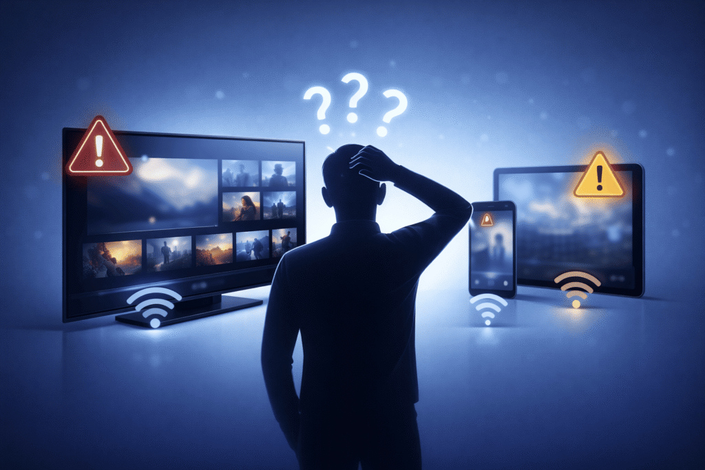 erreurs choix IPTV service