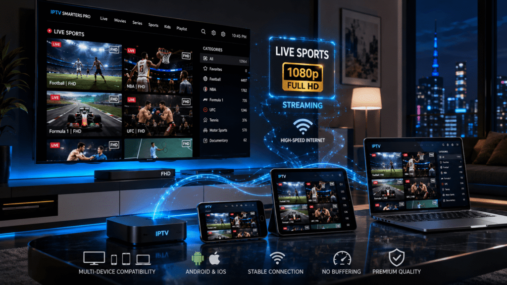 IPTV avec chaînes sportives FHD