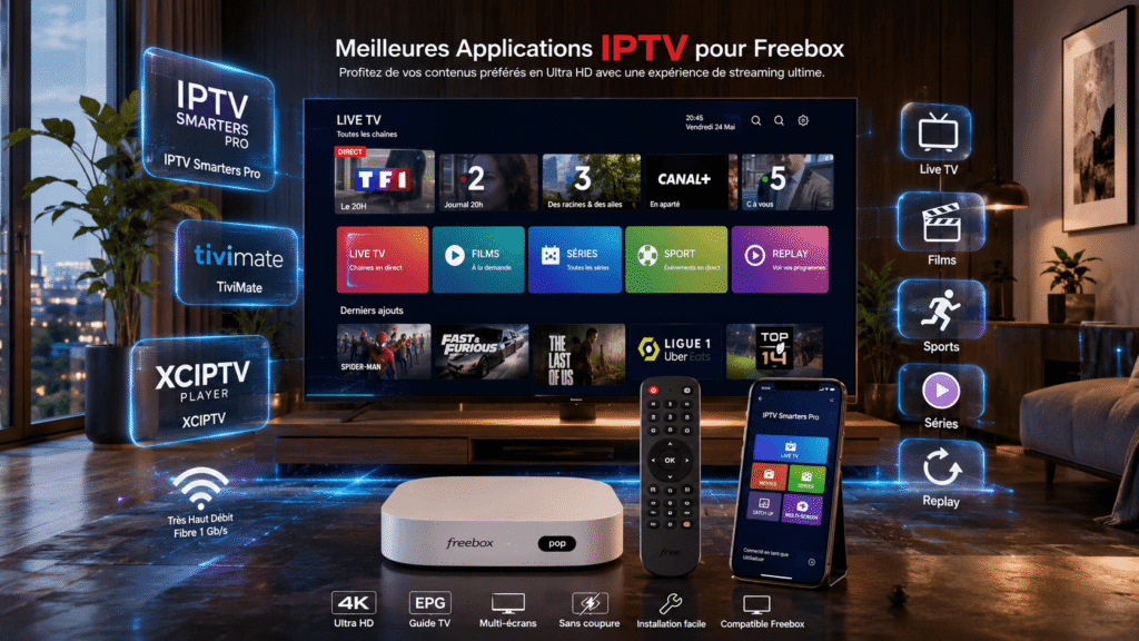 comment installer IPTV sur Freebox