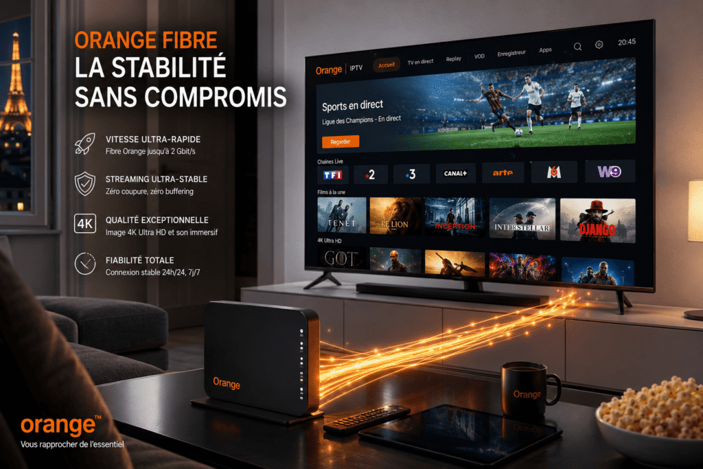 IPTV stable pour fibre Orange