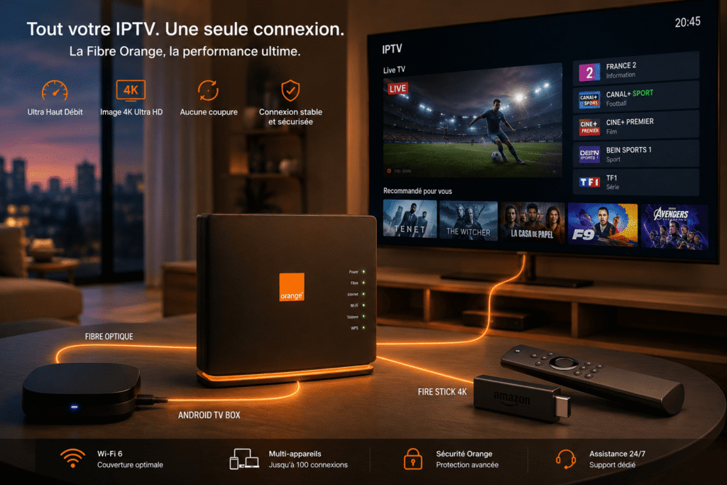 IPTV stable pour fibre Orange