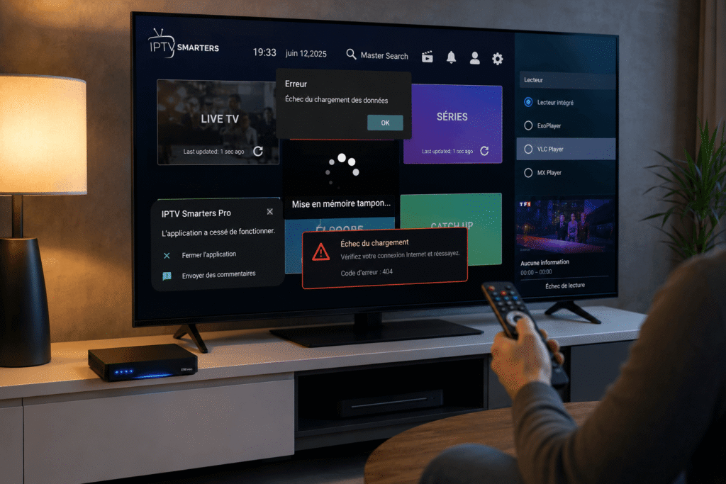 causes IPTV coupures streaming France