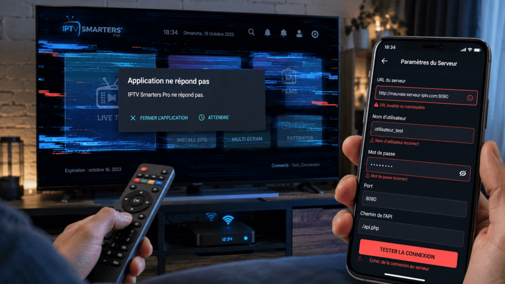 IPTV service indisponible France