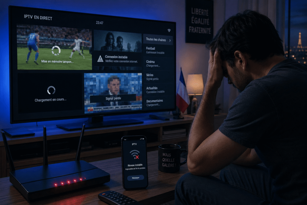 problèmes IPTV