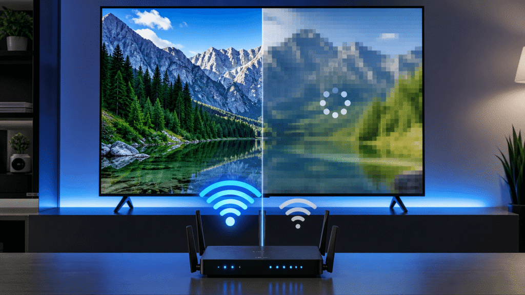 Test débit internet minimum pour IPTV 4K