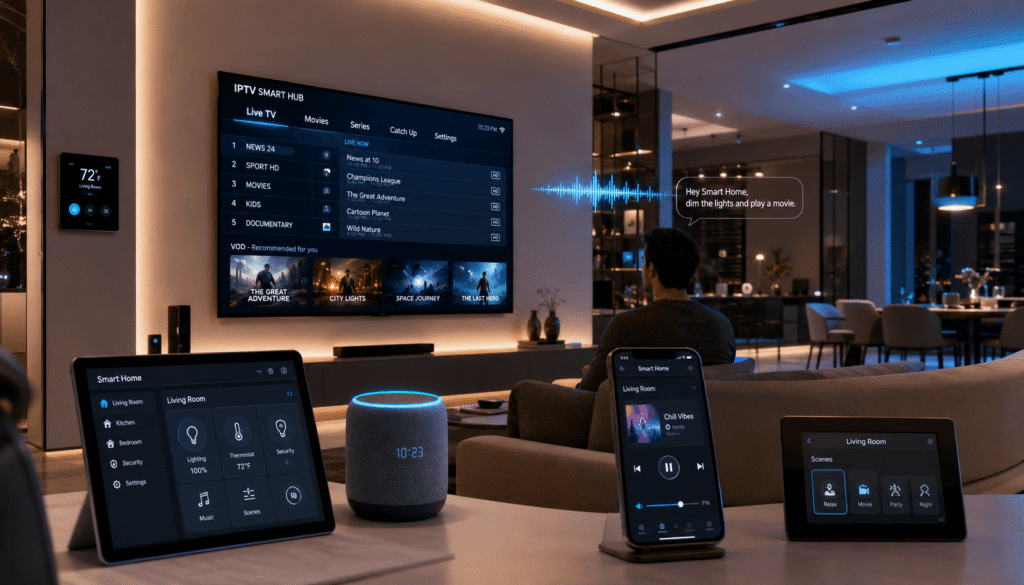IPTV Moderne pour Maison Connectée