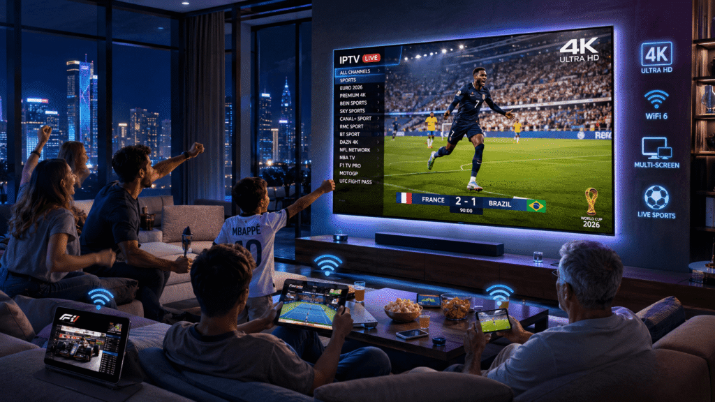 IPTV pour regarder sport en famille