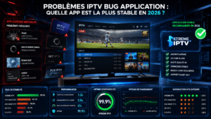 problèmes IPTV bug application