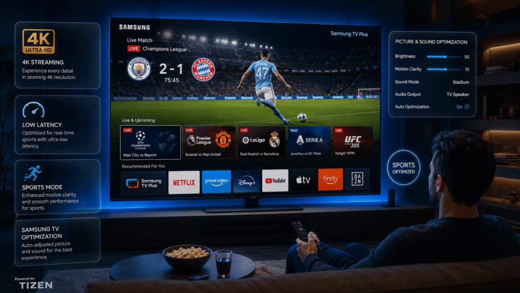 Coupe du Monde 2026 Samsung TV