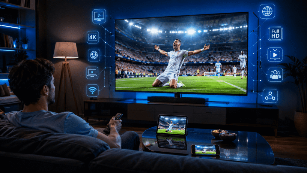 IPTV football sans coupure