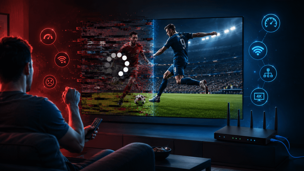 IPTV football sans coupure