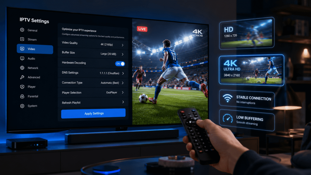 problèmes IPTV qualité image