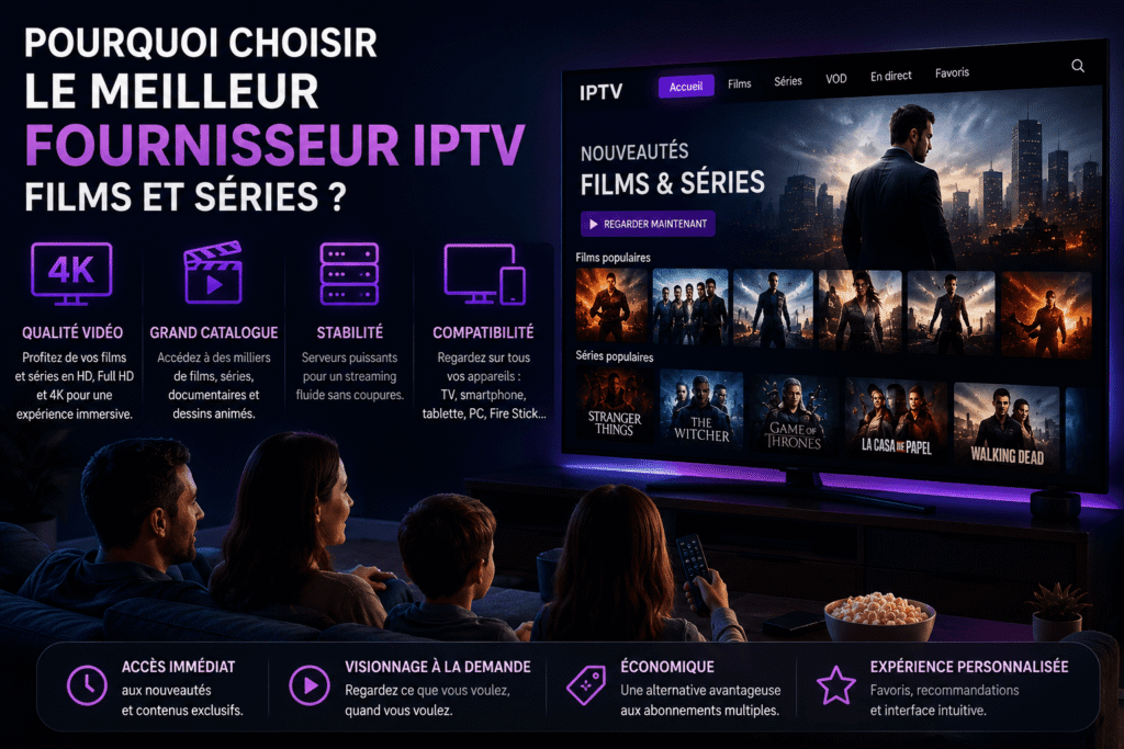 meilleur fournisseur IPTV films et séries